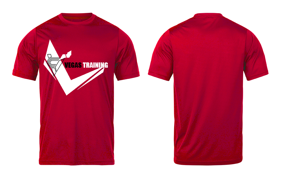 T-shirt Vegas Training Rouge