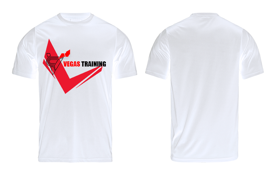 T-shirt Vegas Training Blanc